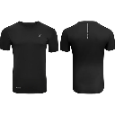 RDX T2 Black Short Sleeves Sweat-Wicking Gym T-Shirt