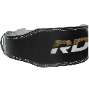 RDX 4 Inch Leather Weightlifting Gym Belt