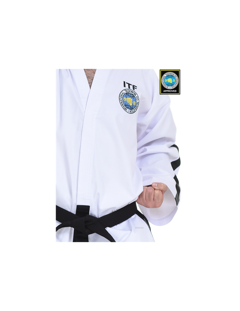 ITF Approved Dobok - Adult - “ULTRA” Hi-Tech Black Belt Instructor