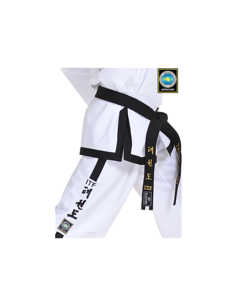 ITF Approved Dobok - Adult - “ULTRA” Hi-Tech Black Belt Instructor