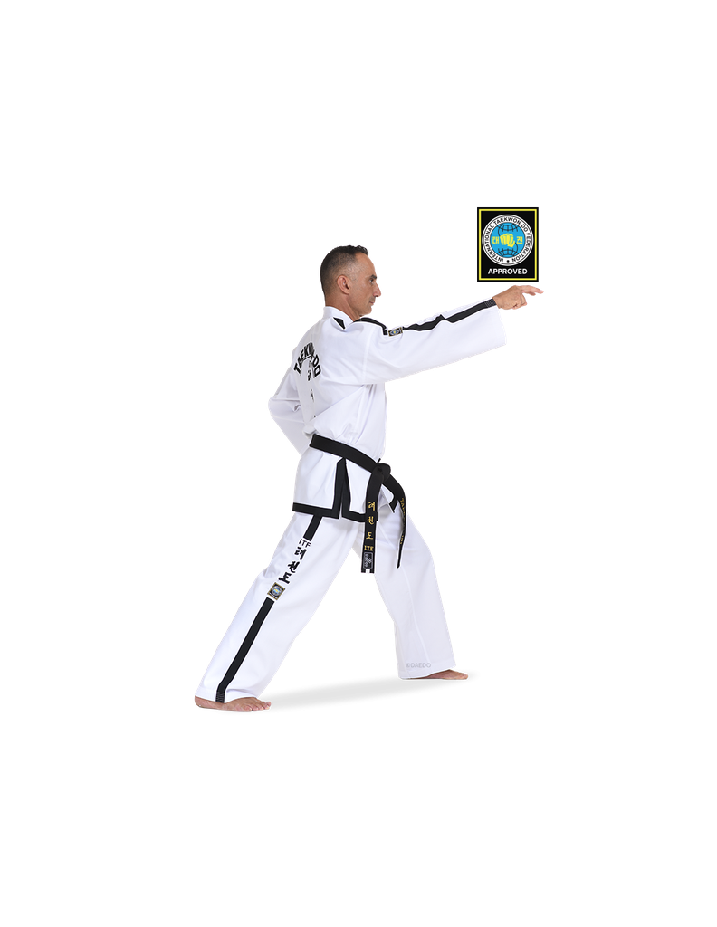 ITF Approved Dobok - Junior - ULTRA Hi-Tech Black Belt Instructor