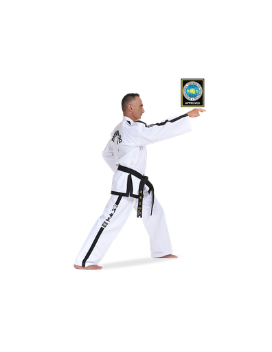ITF Approved Dobok - Adult - ULTRA Hi-Tech Black Belt Instructor