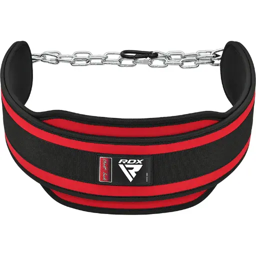 [WDB-T7R] RDX T7 Weight Training Dipping Belt With Chain
