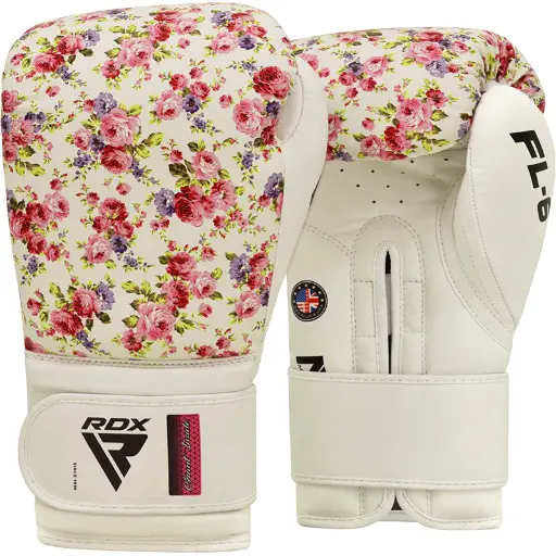 [BGR-FL6W-8oz] RDX FL6 Floral Boxing Gloves